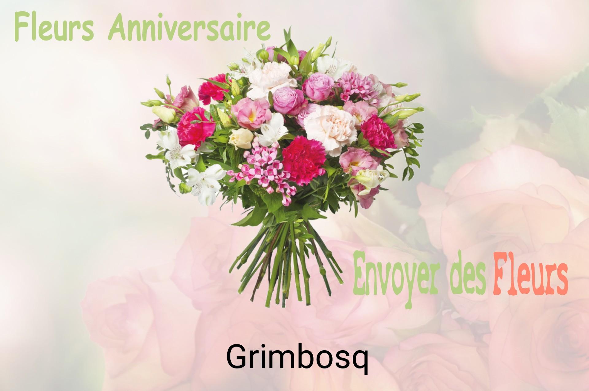 Bouquet de fleurs d’anniversaire livré à Grimbosq