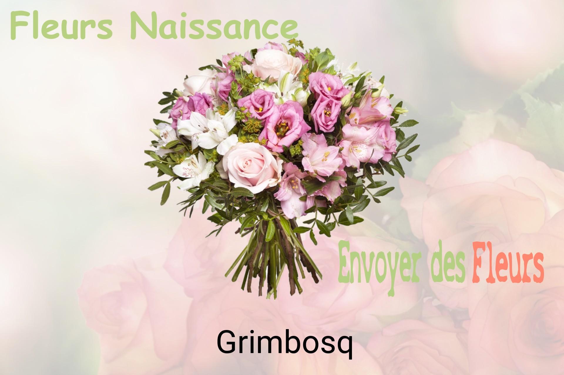 Bouquet de fleurs de naissance livré à Grimbosq